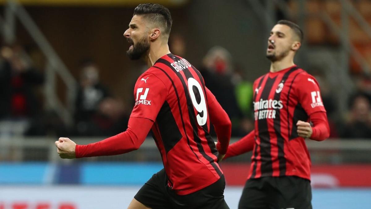 Olivier Giroud AC Milan striker